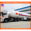 ASME 56000L LPG Transporte Trailer 25tons LPG Tanque Trailer para a Nigéria